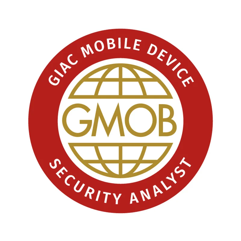 GIAC GMOB certified