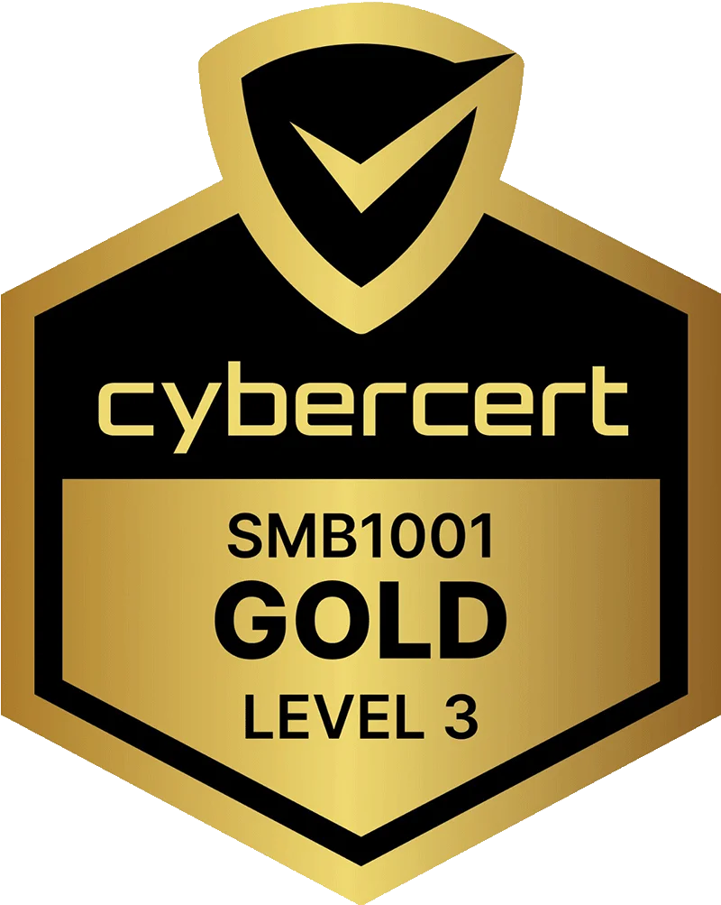 SMB1001 Gold certified